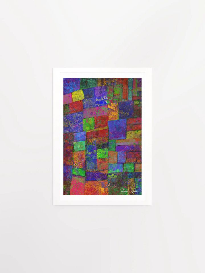 'Blocks' by Edward Martin: Mixed Media Collage Print product image (2)