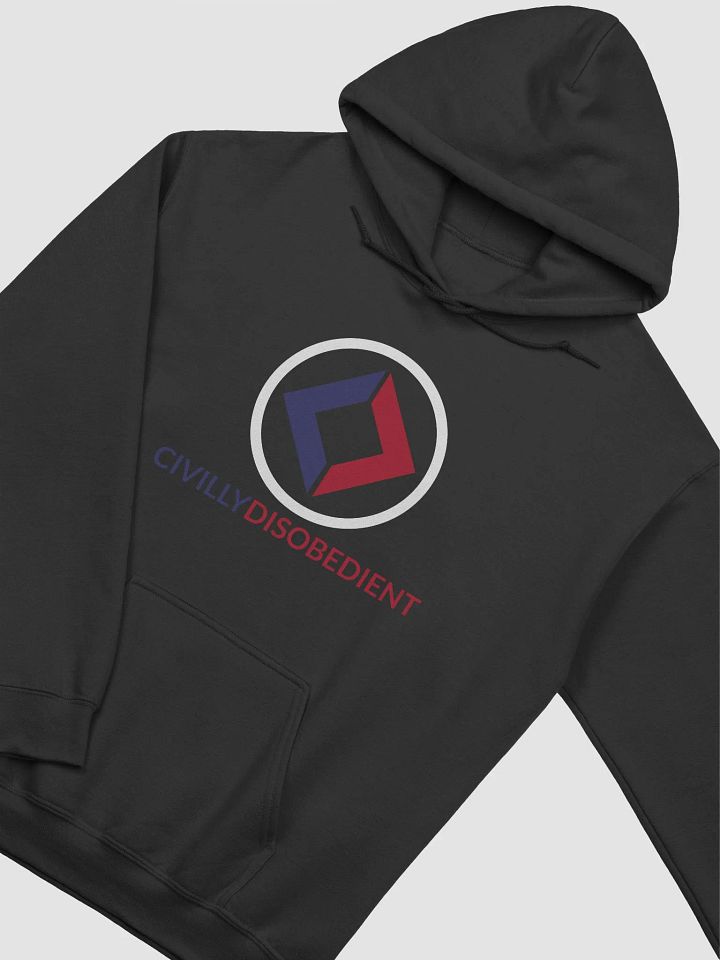 Civilly Disobedient Patriotic Logo Hoodie product image (2)