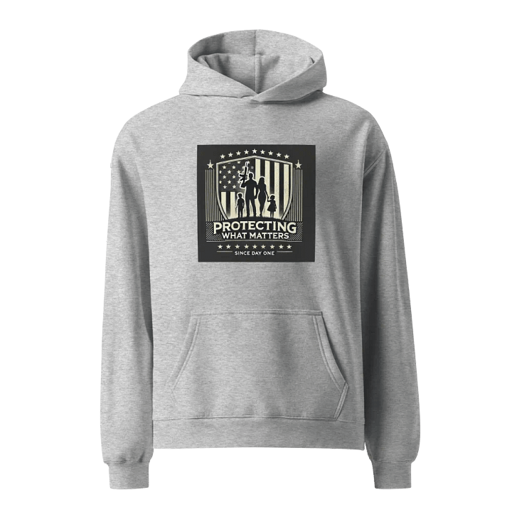 Premium Oversized Hoodie – “Protecting What Matters Since Day One” product image (4)