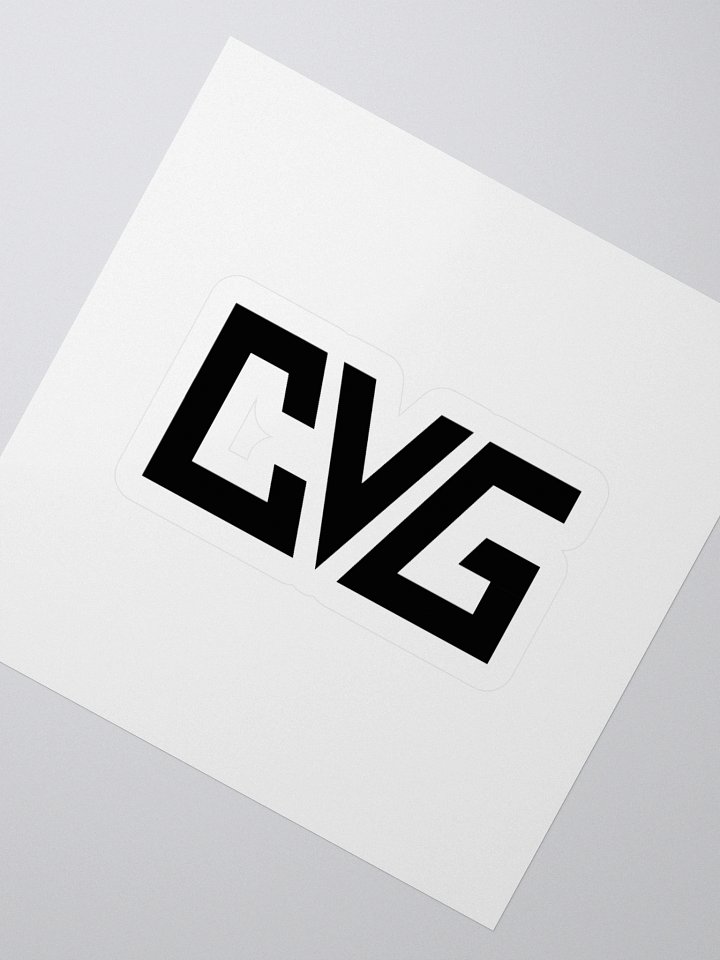 CVG Black Logo Kiss-Cut Sticker product image (5)