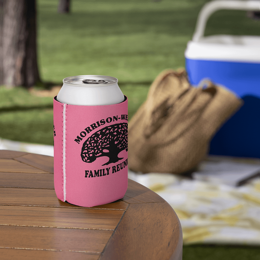 "Morrison-Werner Family Tree" Can Coozie (Pink) product image (5)