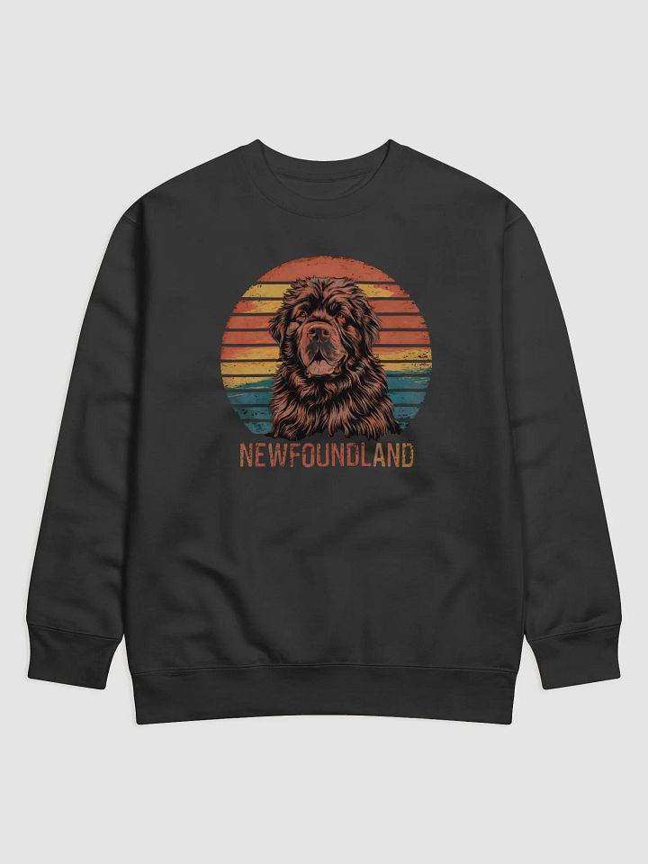 Vintage Newfoundland Dog Owner Sweatshirt - Cozy Comfort for Cold Days product image (1)