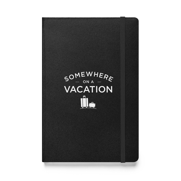 Somewhere on a Vacation Hardcover Bound Notebook | JournalBook - White product image (1)