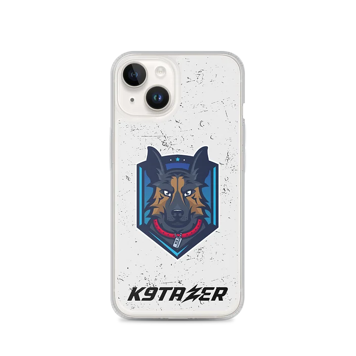 K9TaZer Emblem Clear iPhone Case product image (1)