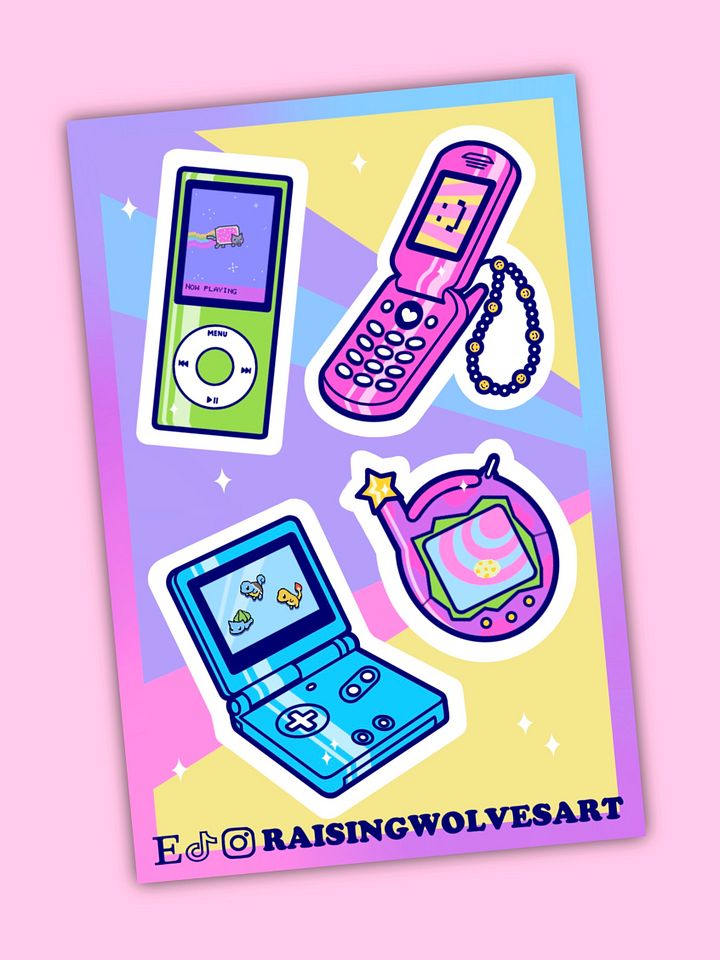 90s Tech Sticker Sheet product image (1)