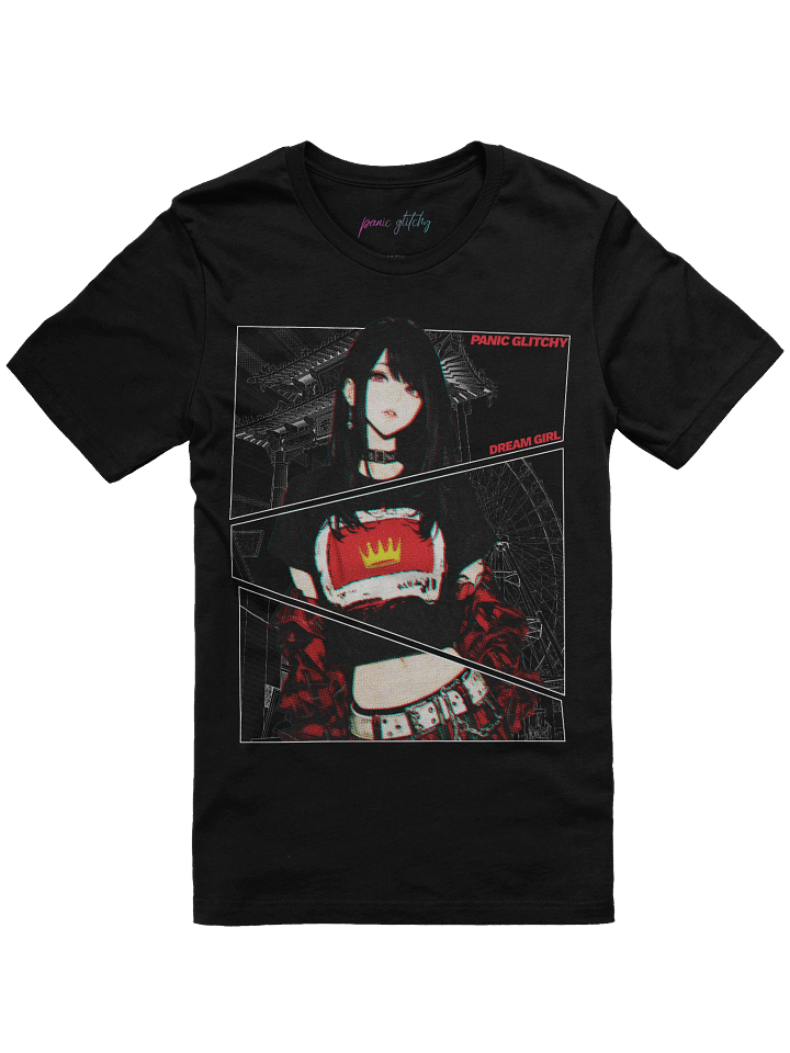 Panic Glitchy Dream Girl Halftoned Tee product image (1)