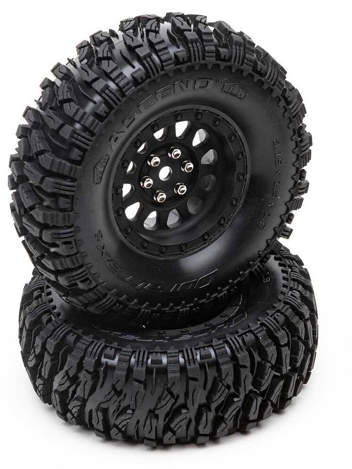 Duratrax Black 1.9'' Wheels/Tires product image (1)