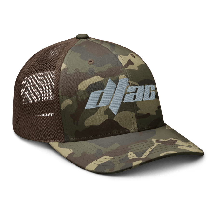 DTAC Camo Trucker Hat product image (7)