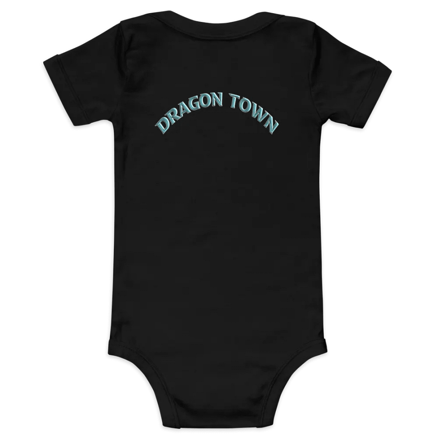 Playful Dragon Duo Baby Onesie product image (2)