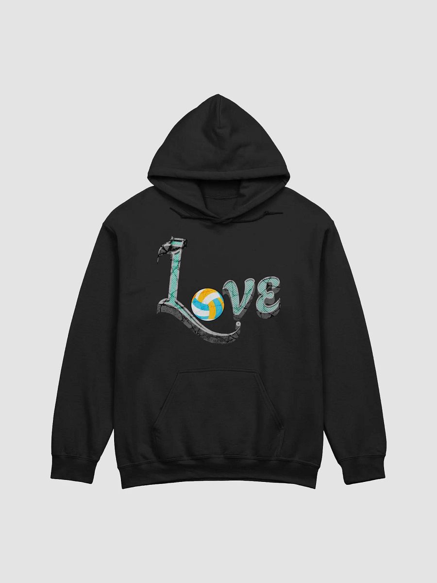 Love Volleyball Textured Hoodie product image (1)