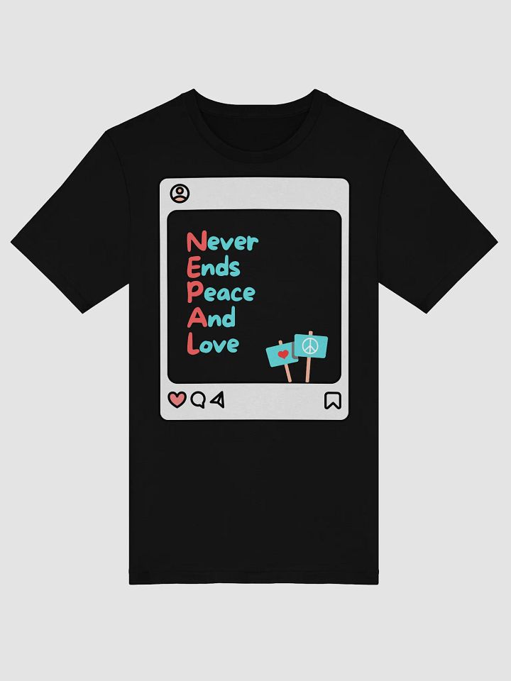 NEPAL - Peace And Love Acrostic T-Shirt product image (62)