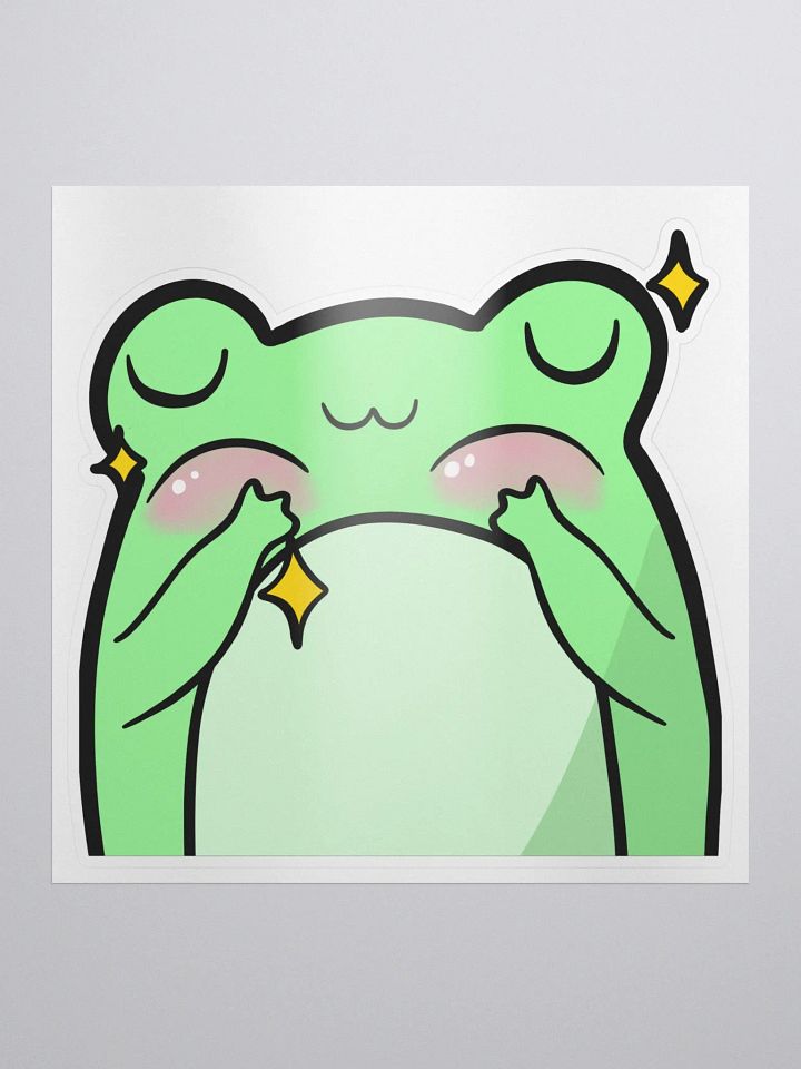 Frog Blush Sticker product image (1)