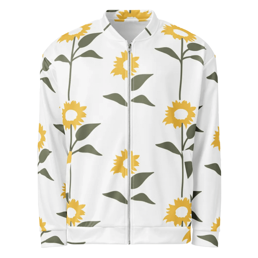 Sunflower Symphony Bomber Jacket product image (1)