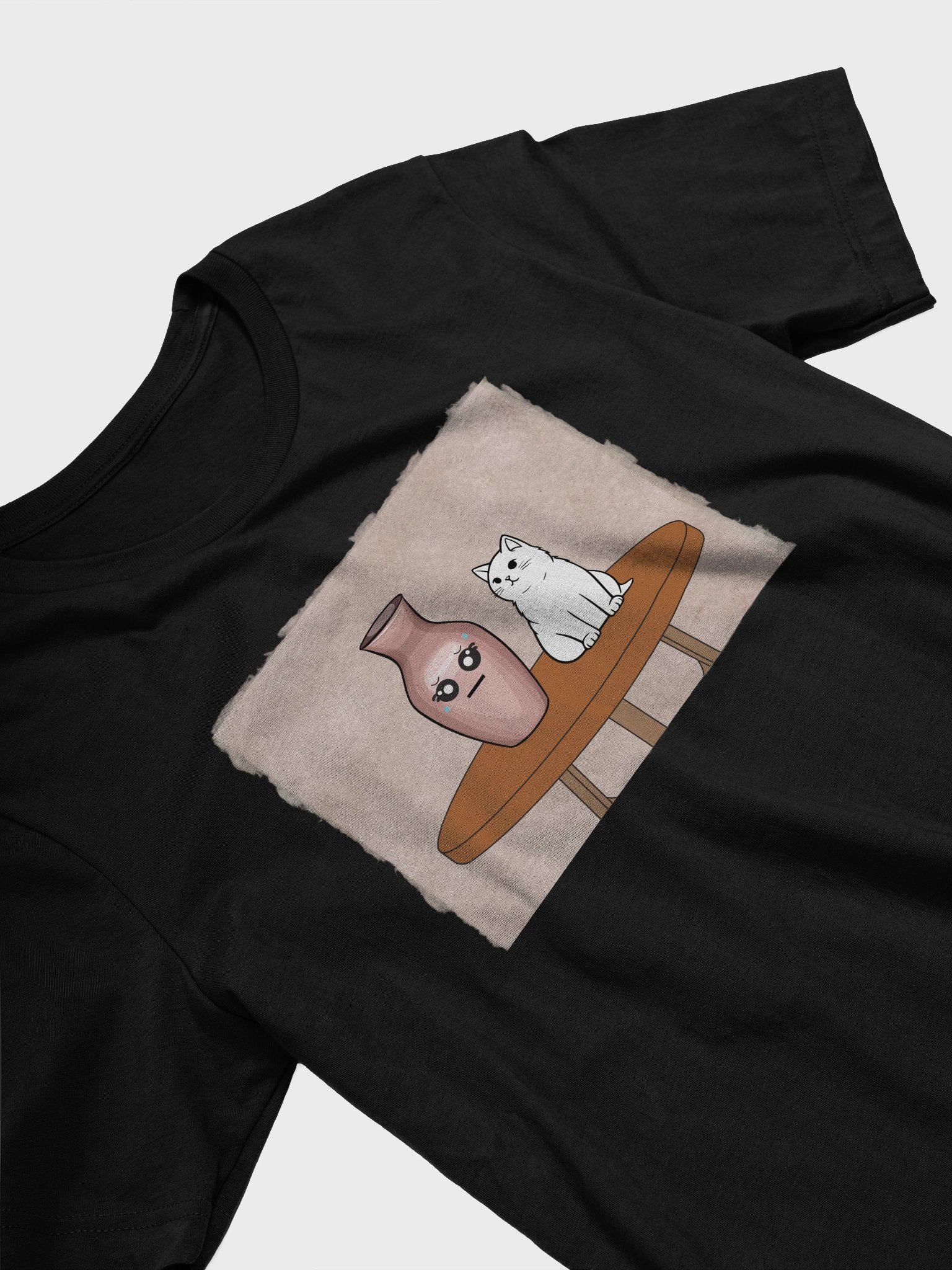 Cat and Vase - T-Shirt product image (3)
