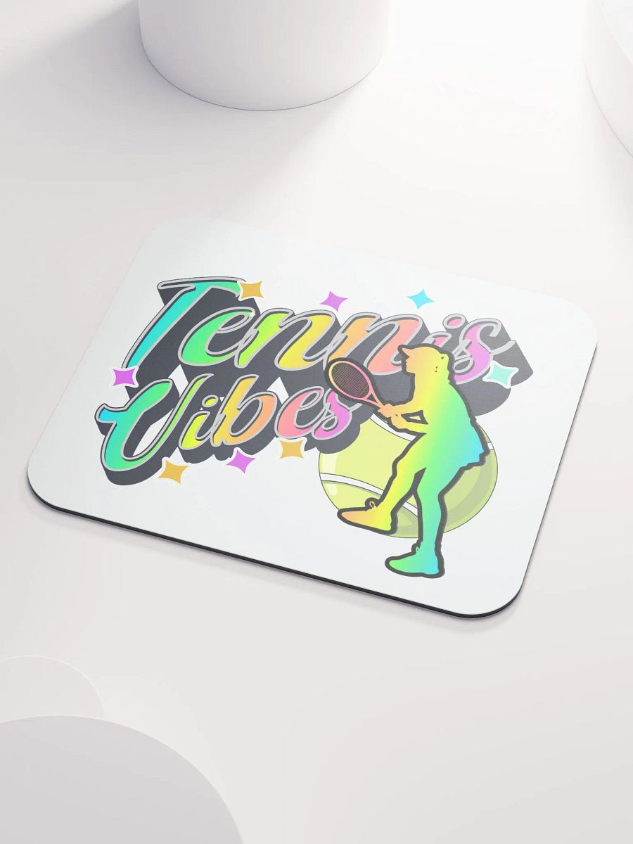 Tennis Vibes Female Neon Mouse Pad product image (3)