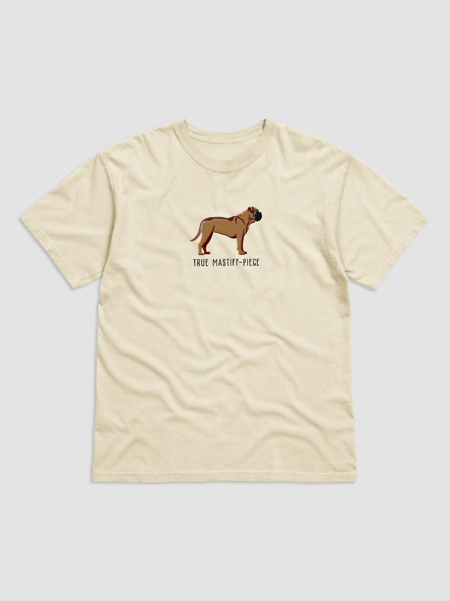 True Mastiff-Piece T-Shirt(Embroidered) of an English Mastiff product image (4)