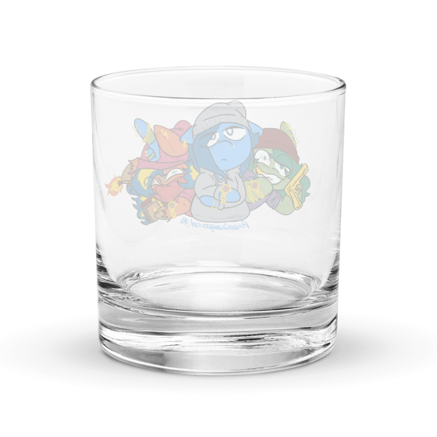 2025 gangster ponies trio rocks glass product image (4)