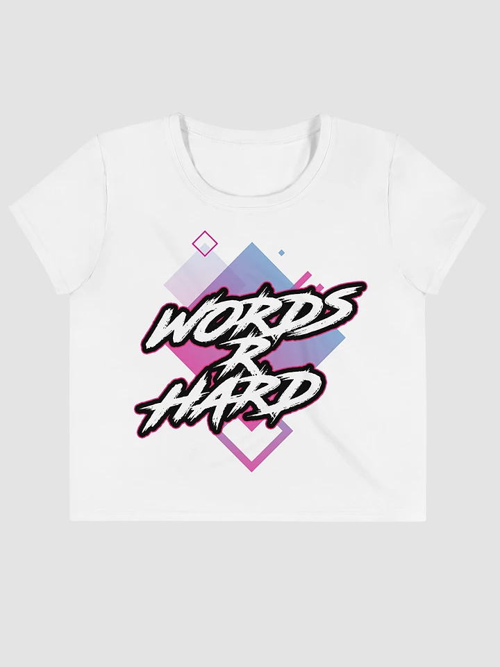 Words R Hard: All-Over Crop Print product image (1)