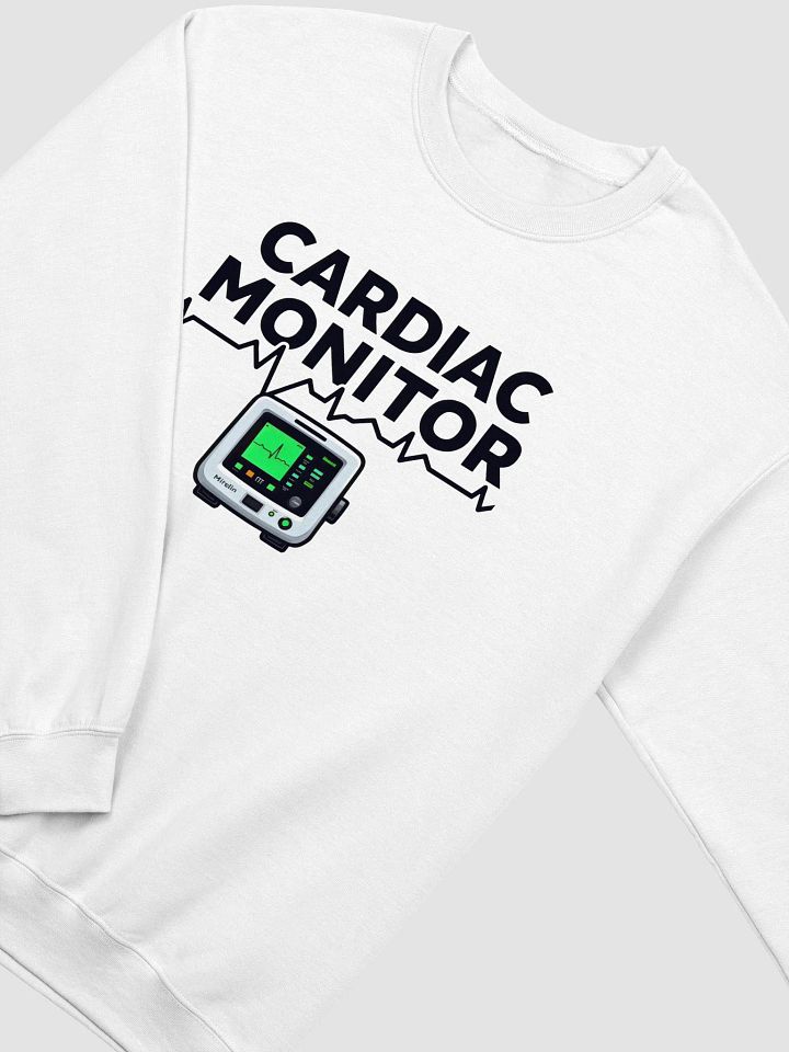 Heartbeat ECG Cardiac Monitor Sweatshirt product image (9)