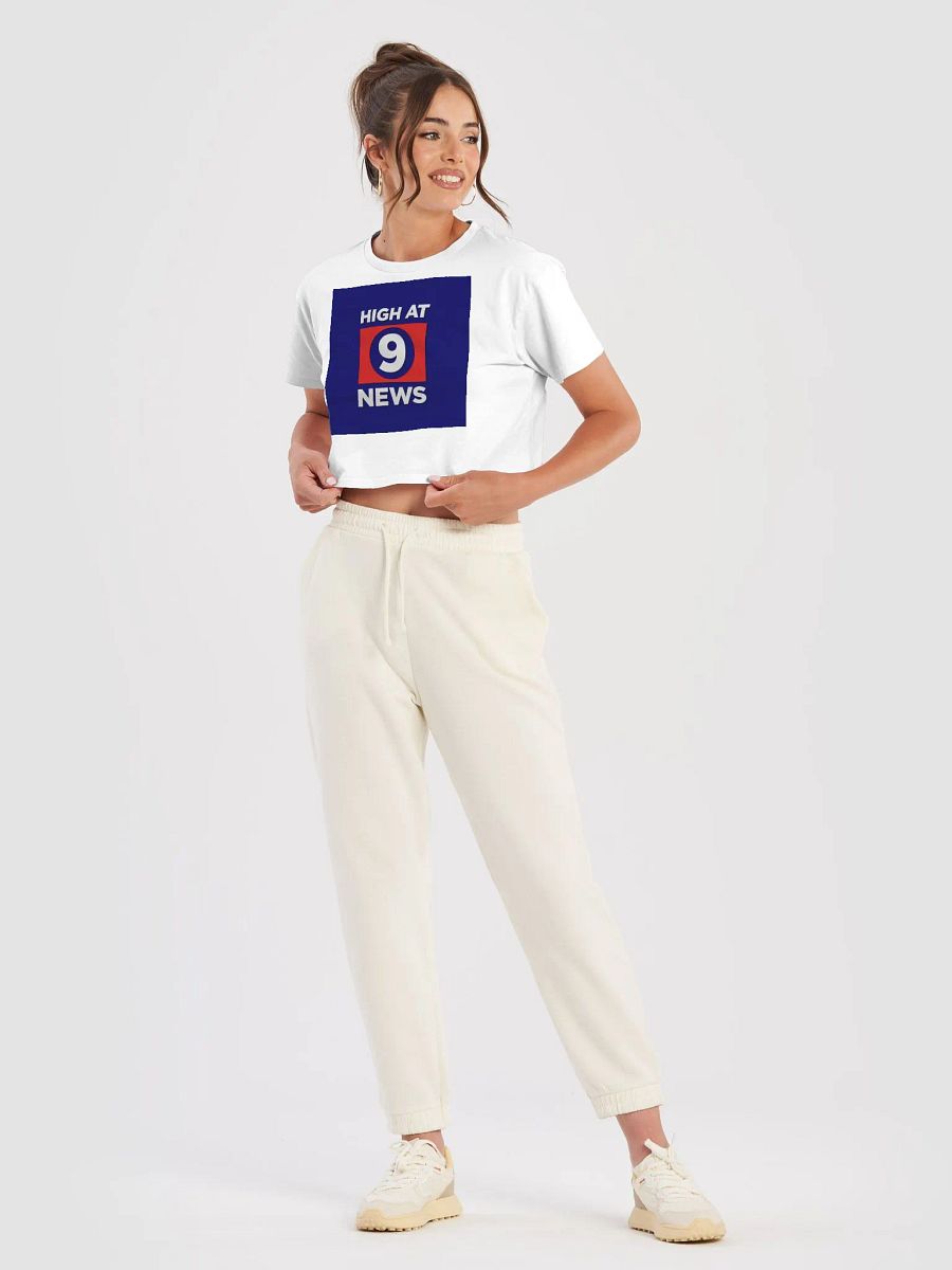 HA9N Official Logo Embroidered Premium Cropped T-Shirt product image (5)