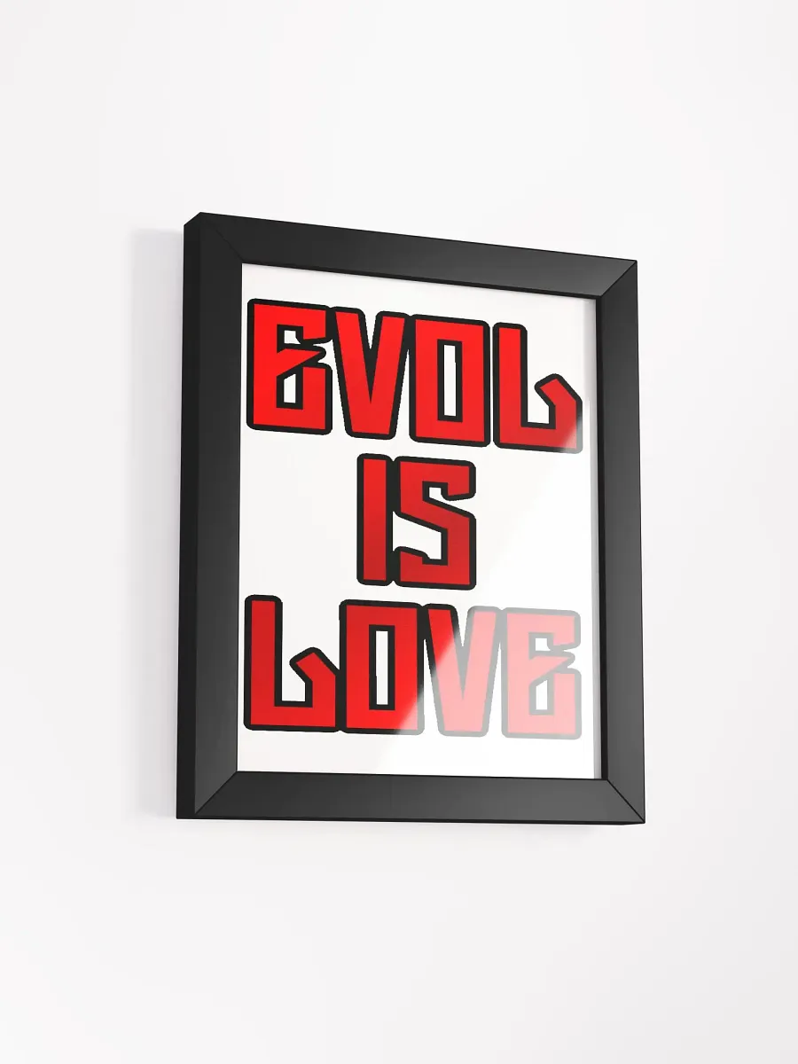 Evol Is Love Wall Art product image (19)