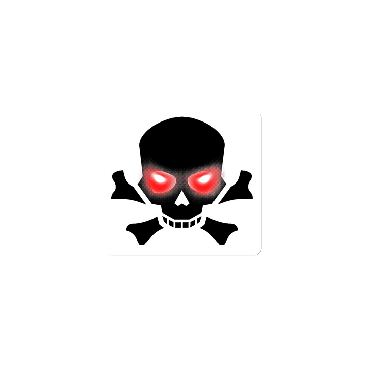 "Max E" Laser Eyes Skull Magnet product image (1)