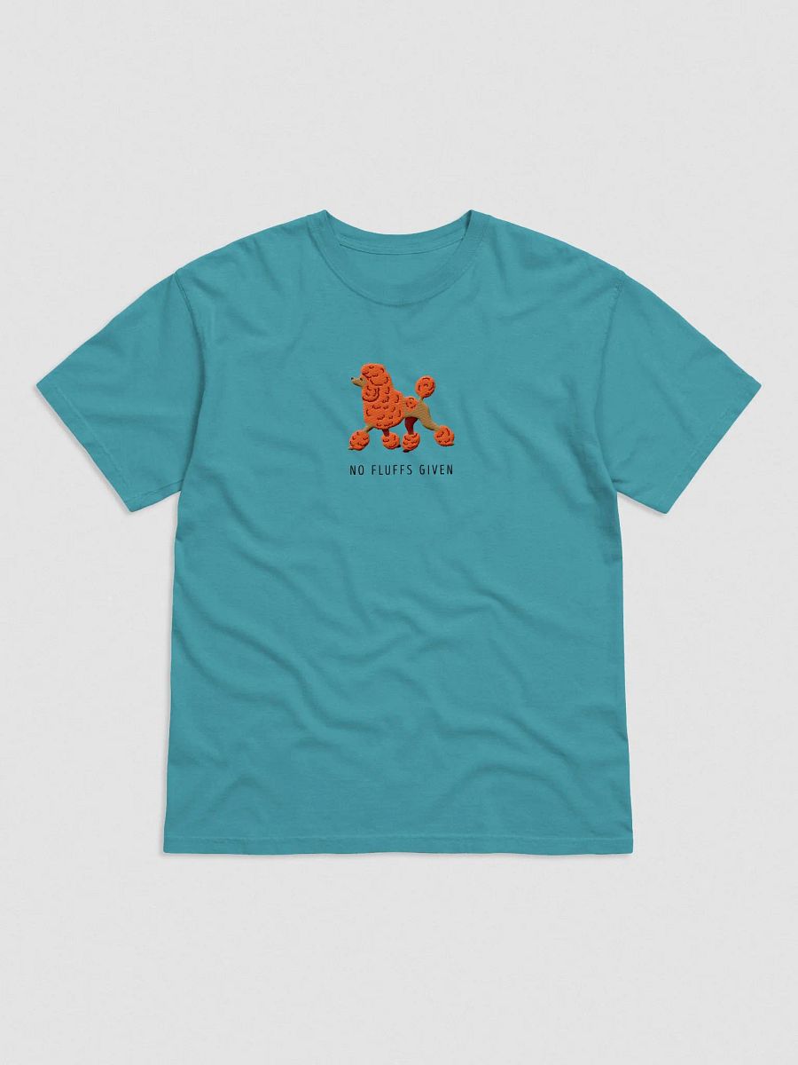 No Fluffs Given T-Shirt(Embroidered) of a Standard Poodle(Orange) product image (4)