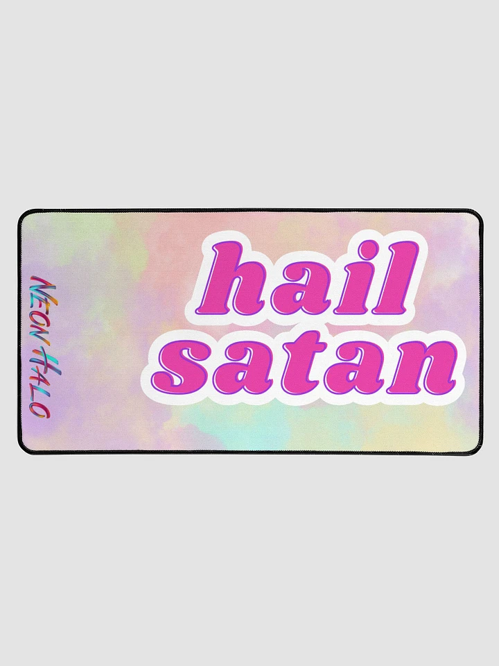 Hail Satan Desk Mat product image (1)