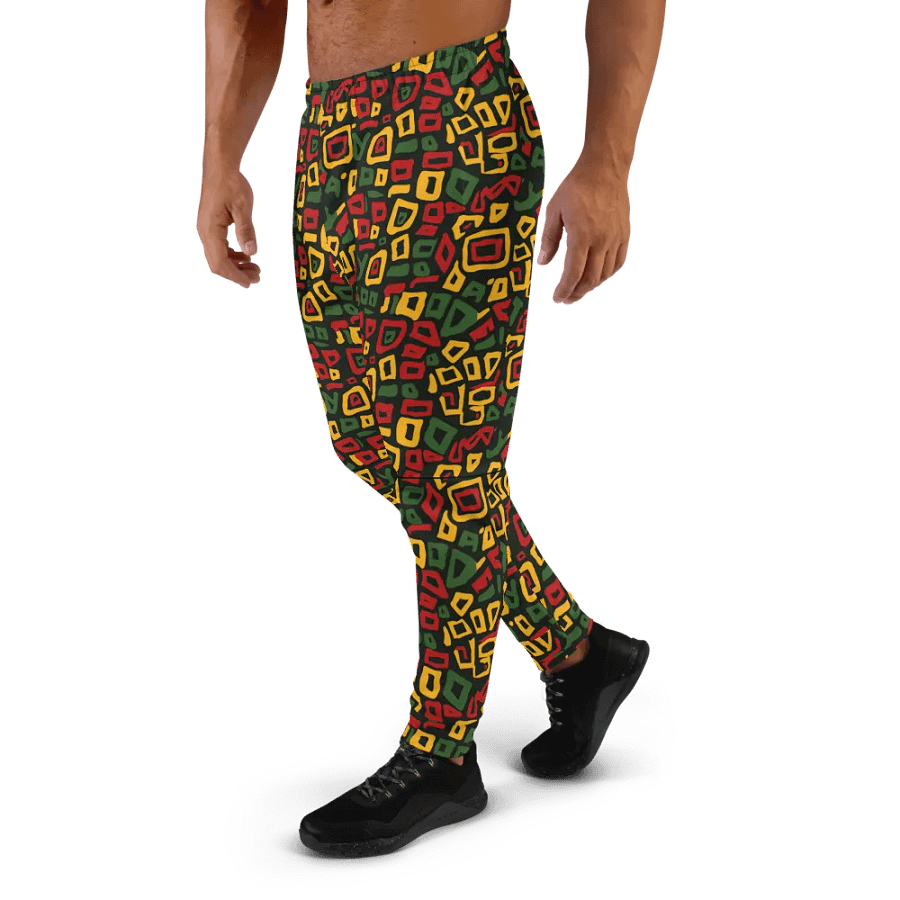 Legacy of Africa: All-Over Print Recycled Men's Joggers"Description product image (6)