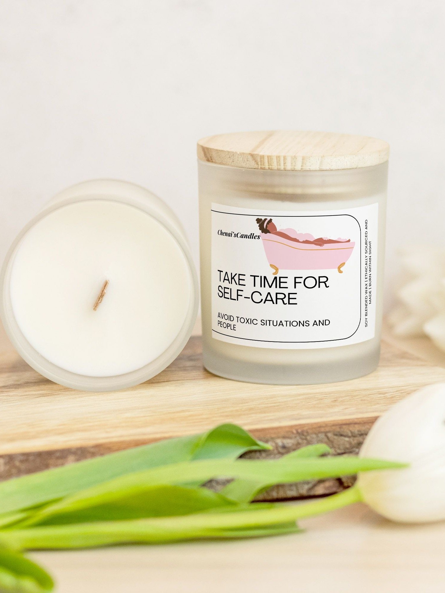 Self-Care Frosted Candle product image (3)