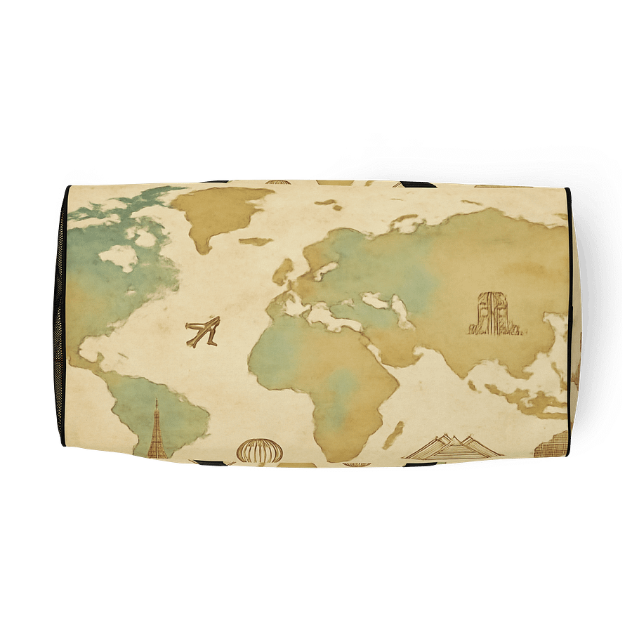 Best Selling - Wanderlust Map All-Over Print Duffle Bag product image (5)