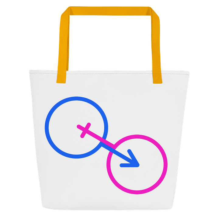 Two Genders All-Over Print Tote Bag with Pocket product image (1)