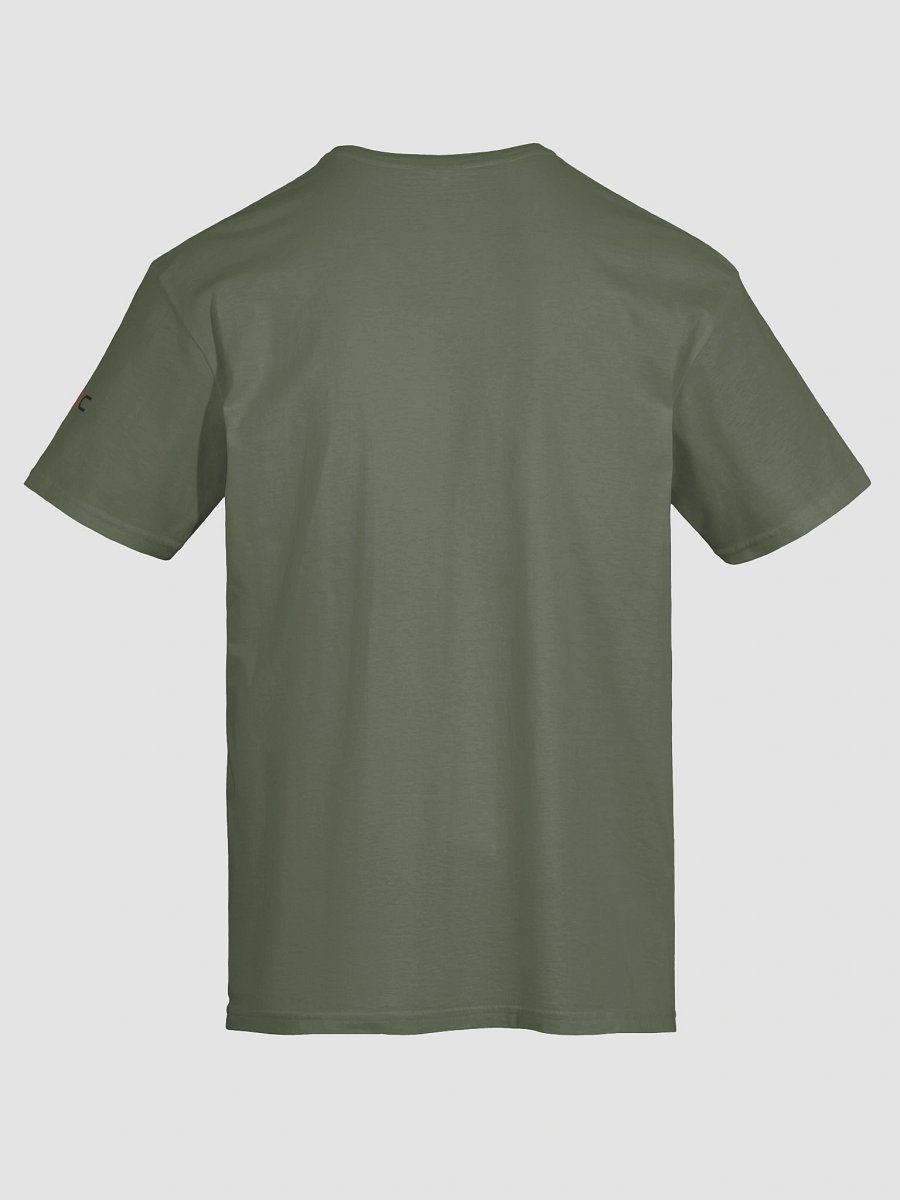 'You know the drill!' Printed Emblem Unisex T-Shirt (Military Green) product image (7)