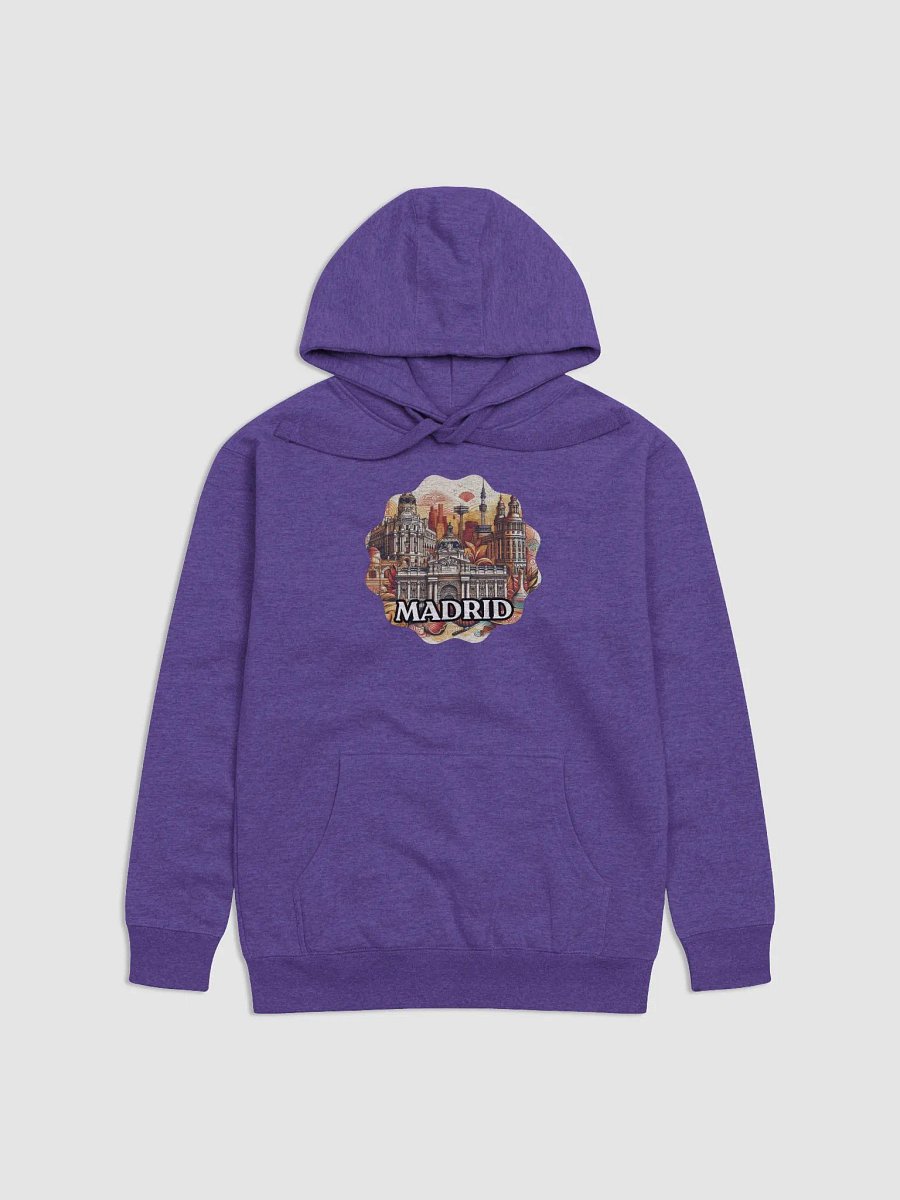 Cotton Heritage Unisex Premium Hoodie | AI design madrid city spain product image (2)