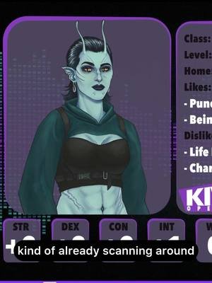 Kivari Nesh, our lashunta Operative who is looking a little worse for wear. Catch our pirate-riddled Starfinder 2e series #TheVast on your favourite pod app OR at nofame.ca Featuring: @cxptaingrayson @benodins0n @camillachangeling @ktapple0306 #starfinder #starfinder2e #paizo #ttrpg #ttrpgtok #tabletopgames #tabletopgaming #rpg #twitch #actualplay #space #scifi #pirates #fyp #funny #dndtiktok #talespire #heroforge #dndart #dndart #characterart #dndtiktok #dnd5e #dndoc