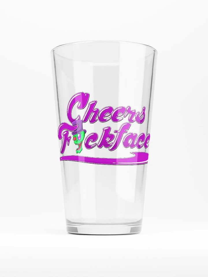 Cheers F*ckface Glass 16oz Pint Glass product image (1)