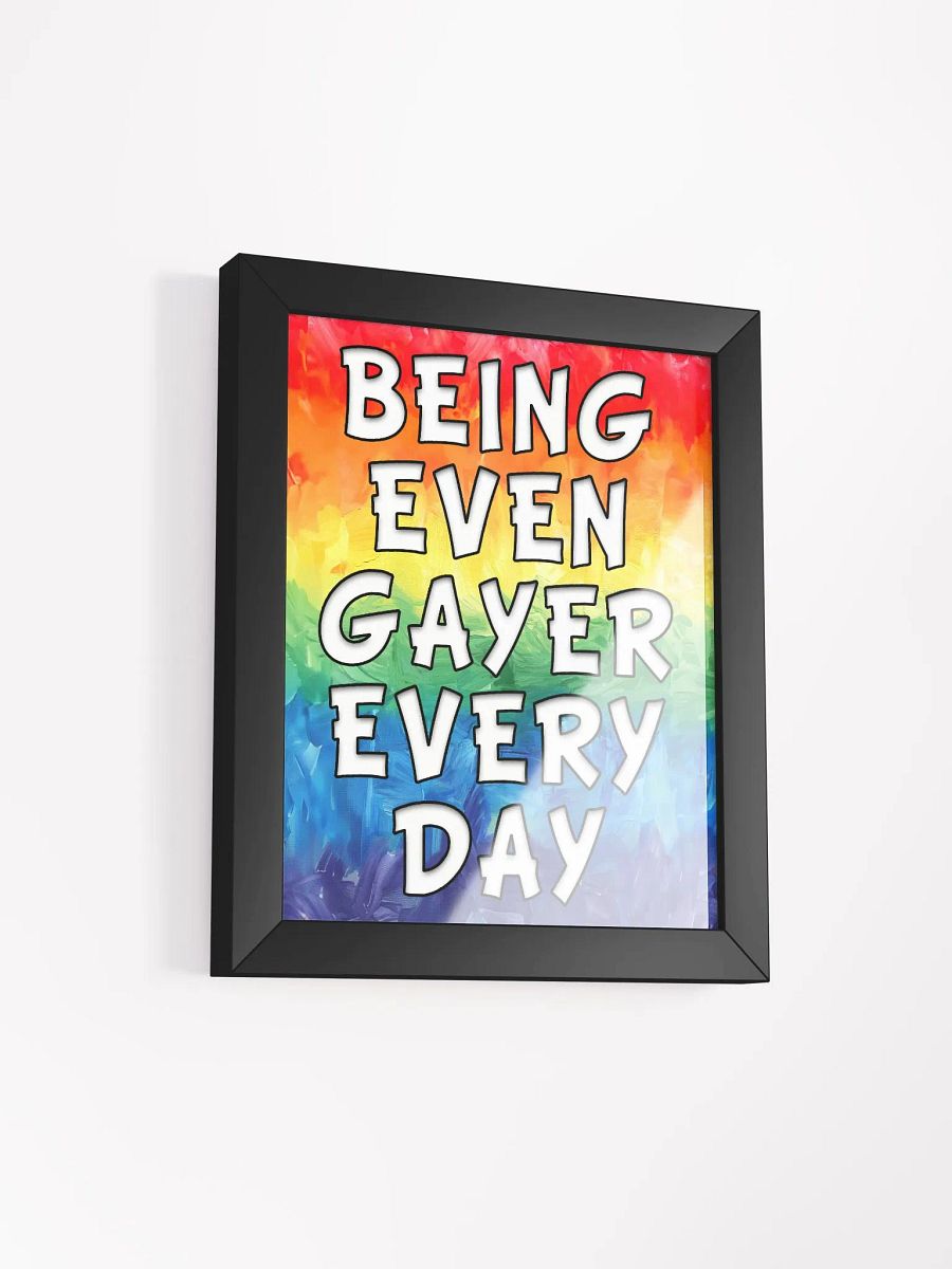 Being Even Gayer - Rainbow Pride Framed Poster product image (29)