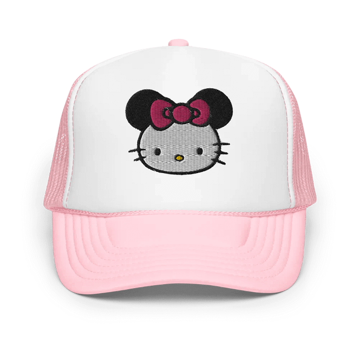 Hello Kitty x Minnie Trucker Hat (Pink Bow) product image (1)