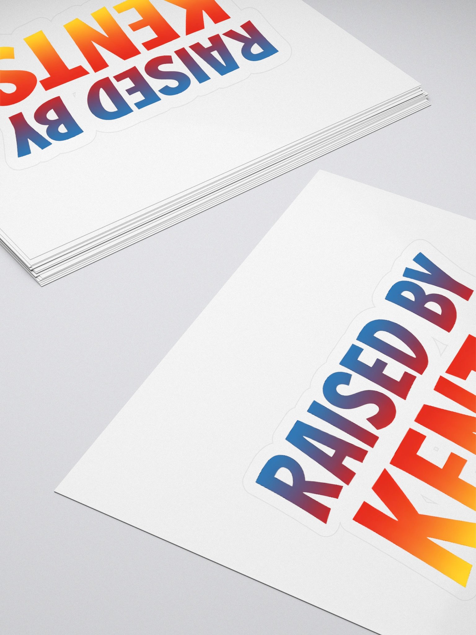 Raised by Kents.– Kiss-Cut Sticker product image (4)