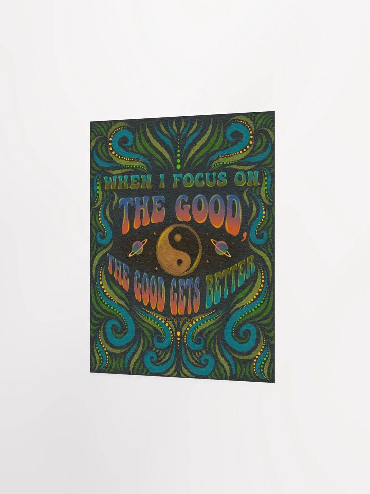 Matte Poster - Focus On The Good product image (3)