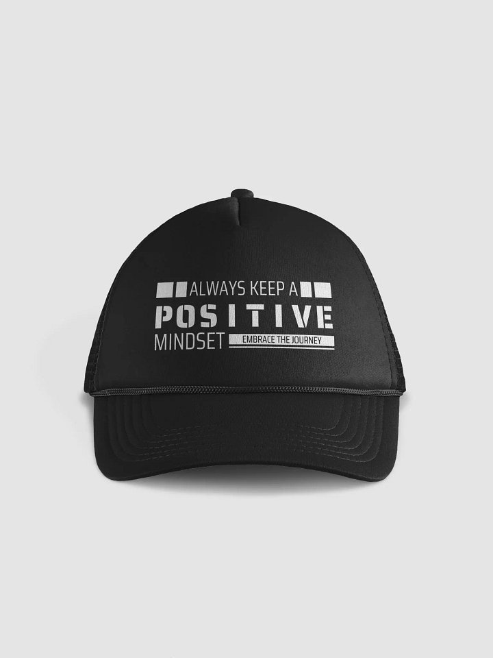 Positive Mindset Foam Trucker Hat product image (1)
