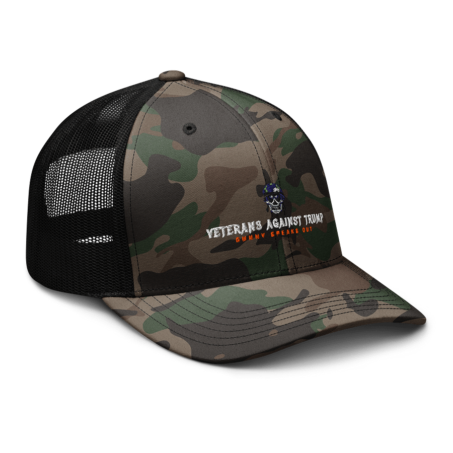 Sergeant Skull Camo Trucker Hat product image (6)
