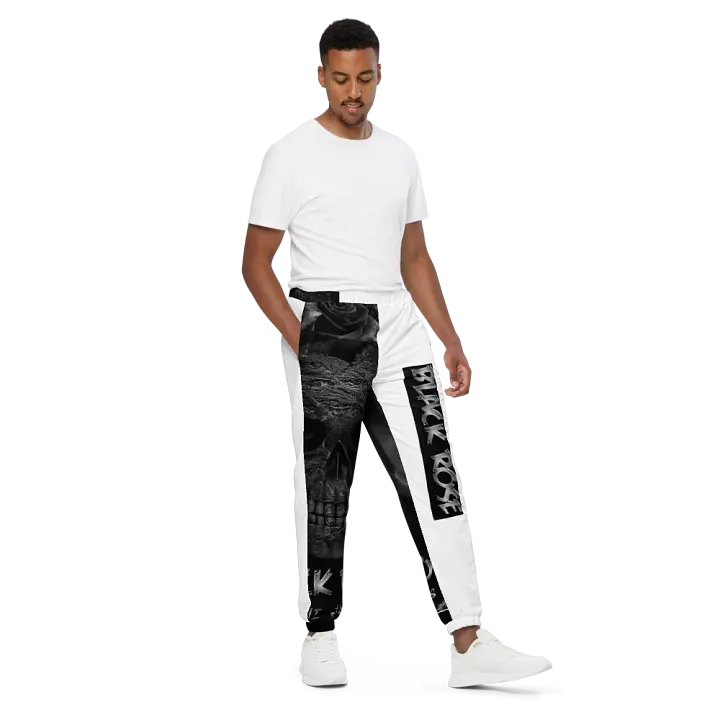 Boni Faas - Black Rose Gothic Skull & Roses Track Pants product image (2)