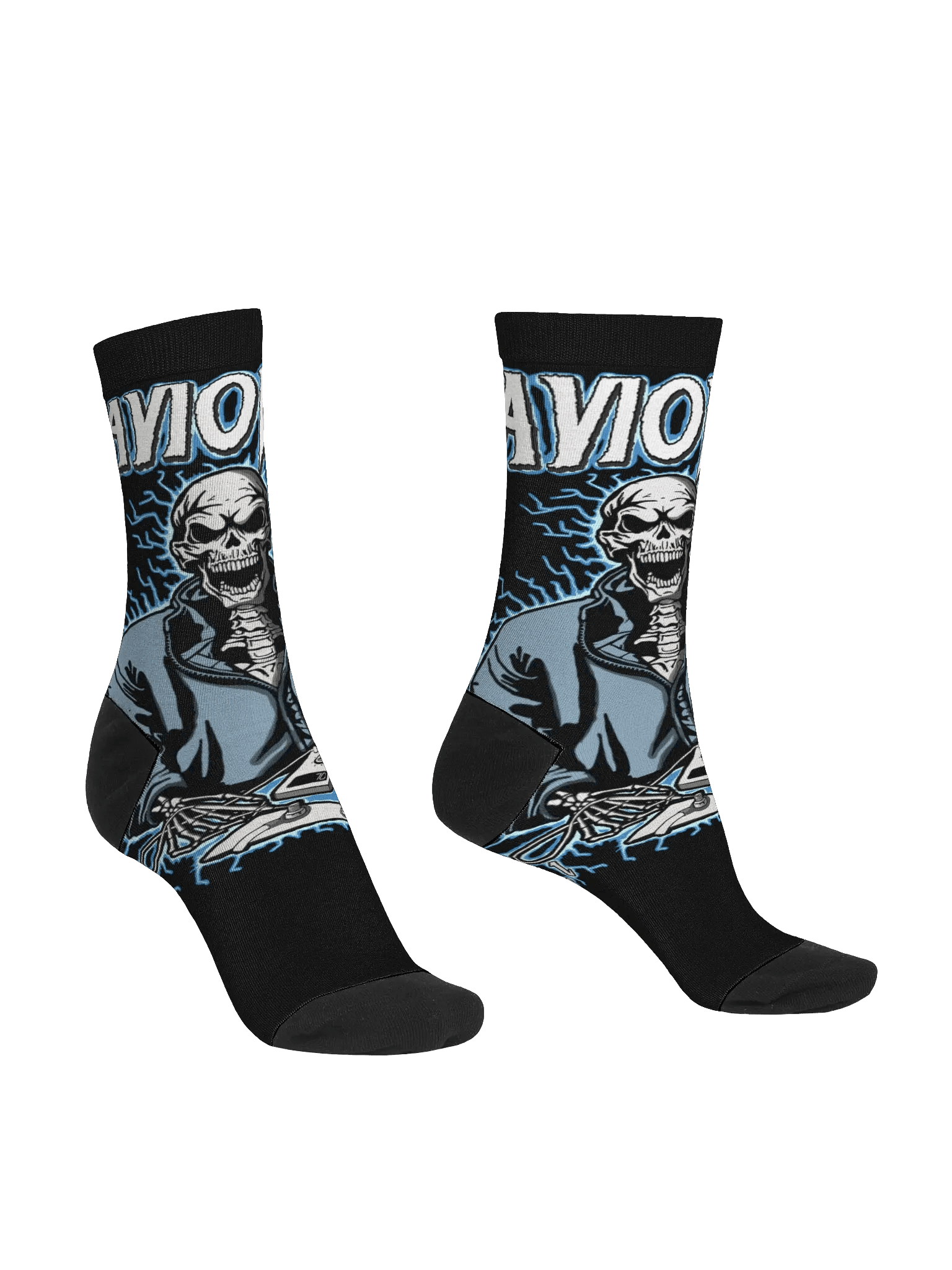 "AVIONICS Vol. 1" Black Socks product image (3)
