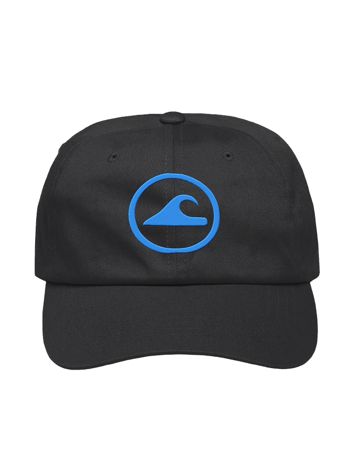Embroidered Wave Rider Dad Hat (Aqua) product image (1)