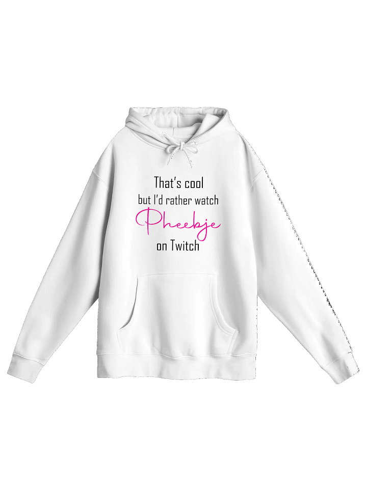 That's cool white hoodie product image (1)