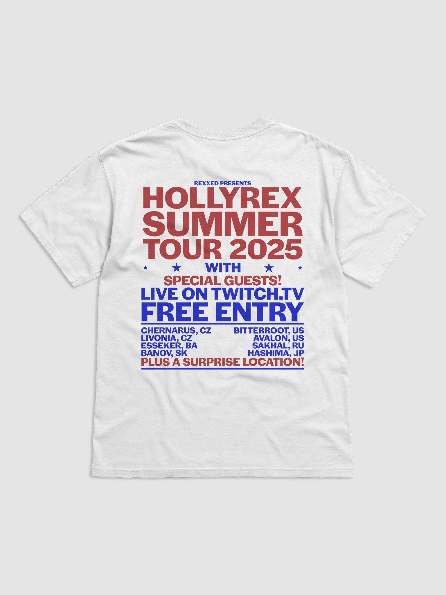 HollyRex Summer Tour Tee product image (2)
