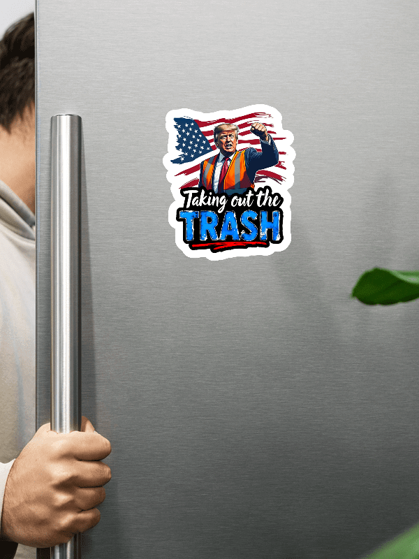 Magnet: Trump Trash Removal product image (1)