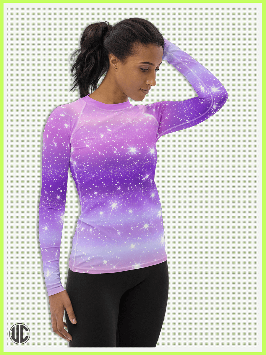 Galactic Twilight - Women's Rash Guard product image (4)