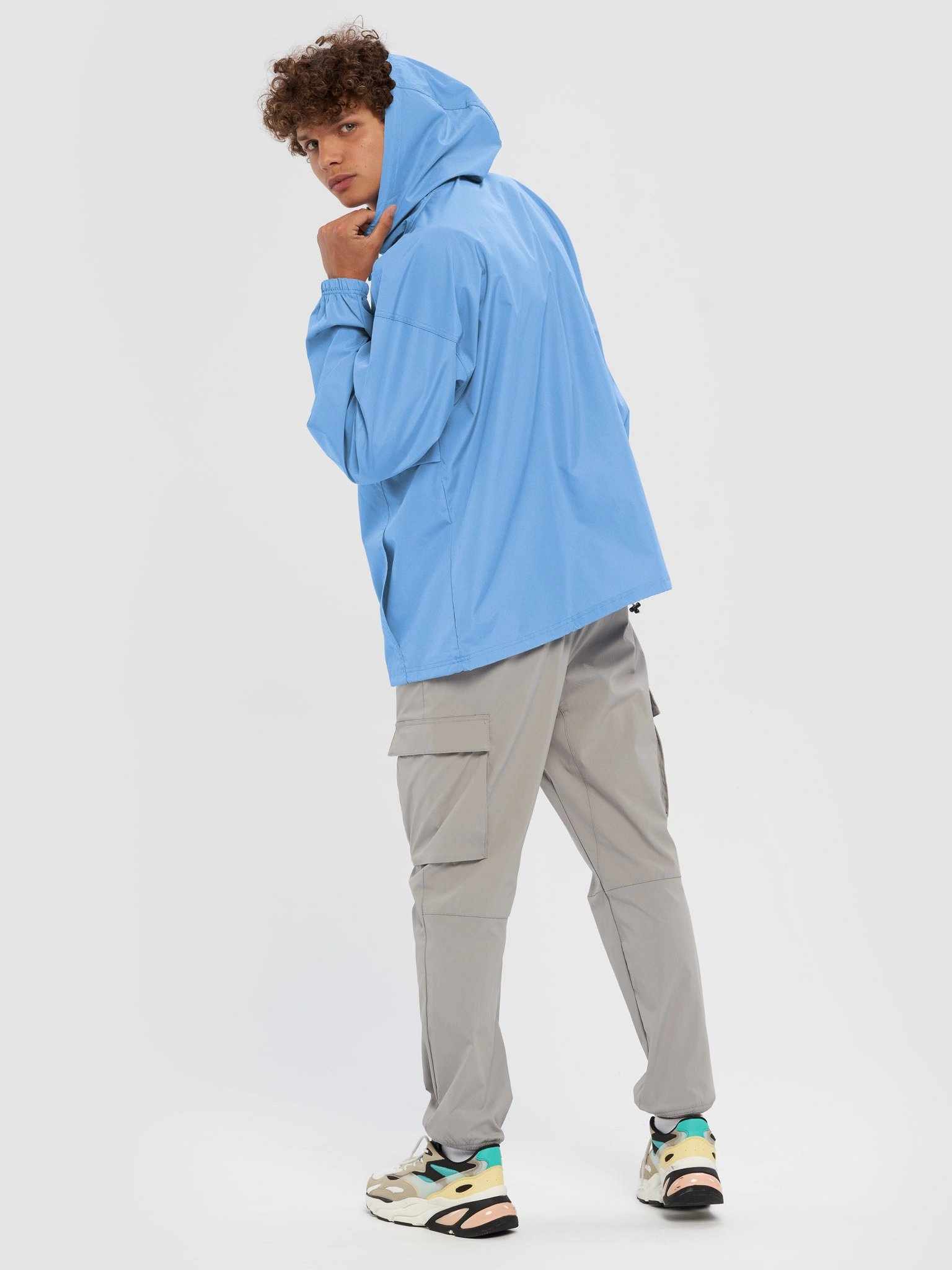 BSG xKBtheTopic x Champion Light Blue Windbreaker product image (4)